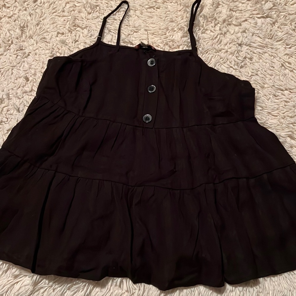 Andree Flowy Button-up Camisole, size M.